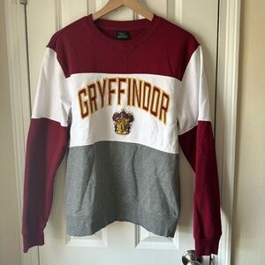 Harry Potter Gryffindor Color Block Crewneck Sweatshirt